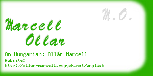 marcell ollar business card