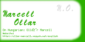 marcell ollar business card